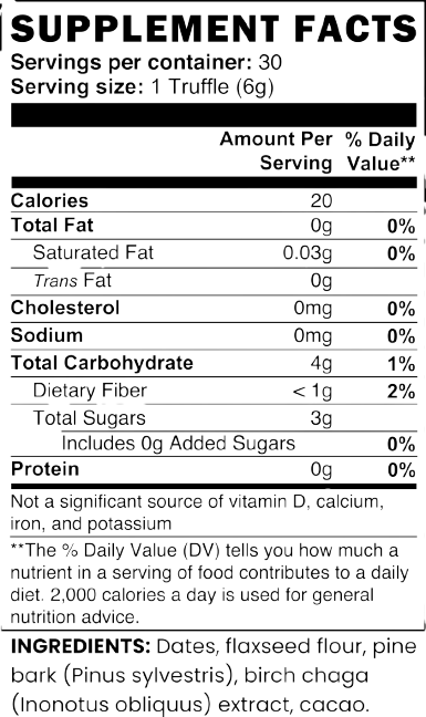 Birch Chaga Truffles